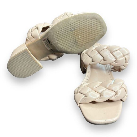 DV Dolce Vita Women's Stacey Plush Braided Sandals Color Nude Size 5 - Picture 7 of 8